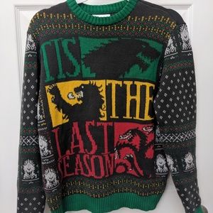 "Tis the last season" GOT knit sweater